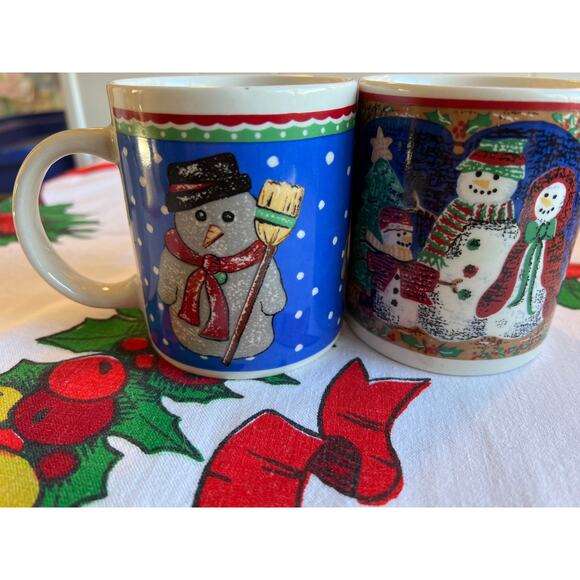 Snowman Plantar & 2 Snowman Mugs - Picture 5 of 6